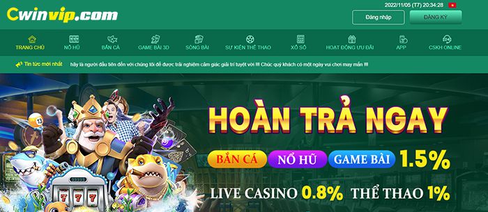 Khuyến mãi Winwin: Nhận thêm 2% tiền thưởng khi nạp tiền qua ứng dụng - Winwin