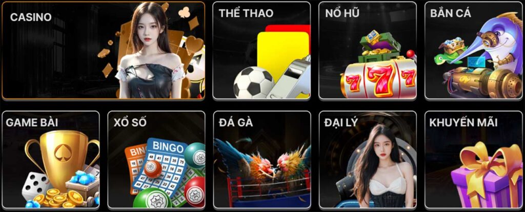 Danh sách các sảnh game xếp hạng Lixi88 tốt nhất - Lixi88