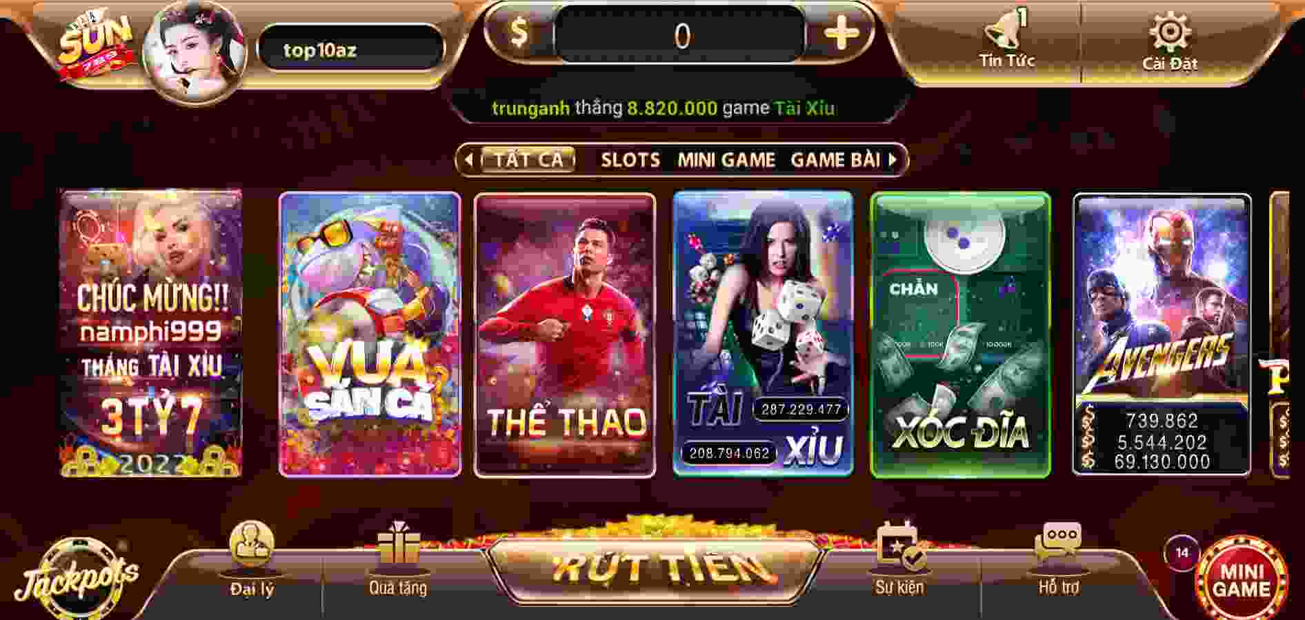 Dưới đây là danh sách một số tựa game đã góp phần làm nên sự phổ biến của các game được xếp hạng 789P - 789P
